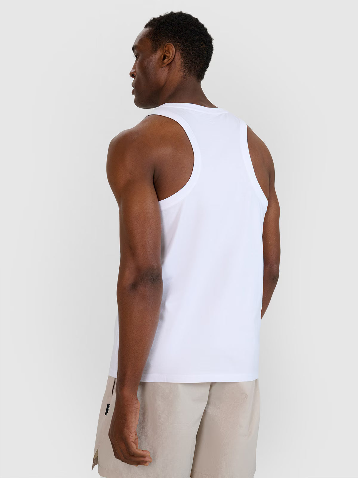 Tank top regular gładki męski