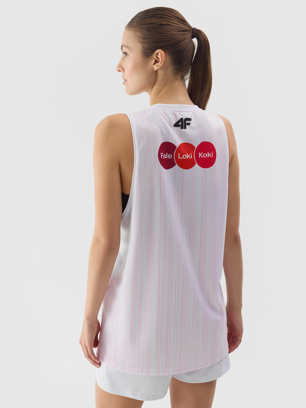 Koszulka replika domowa z sezonu 2023/24 damska 4F x KS Basket 25 Bydgoszcz