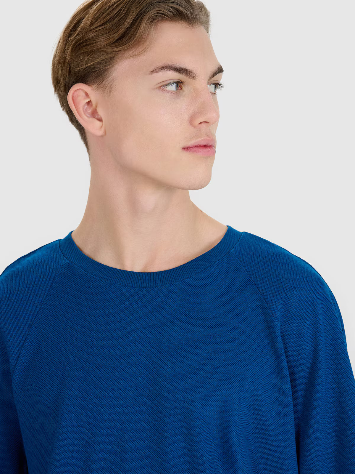 T-shirt oversize z modalem męski
