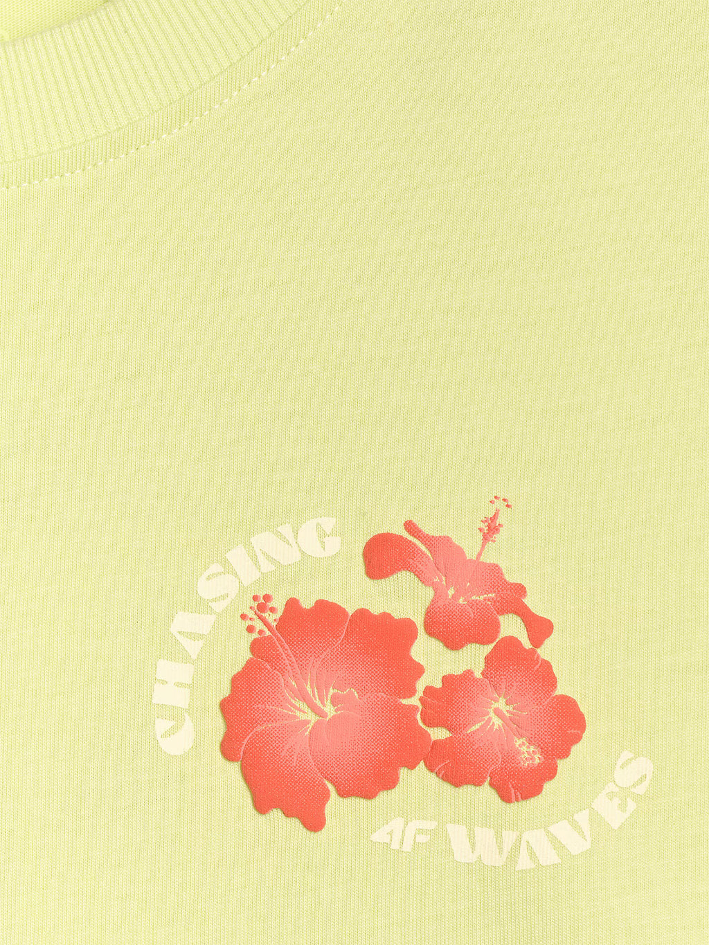 T-shirt oversize z nadrukiem damski