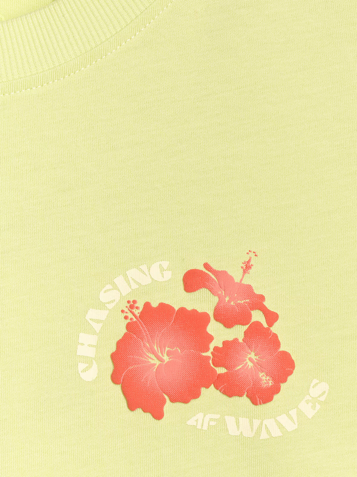 T-shirt oversize z nadrukiem damski