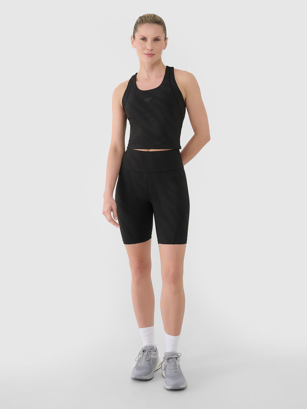 Crop top treningowy szybkoschnący damski