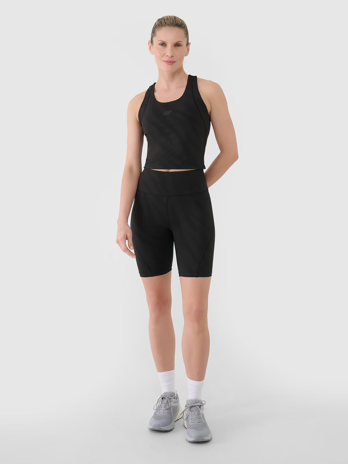 Crop top treningowy szybkoschnący damski