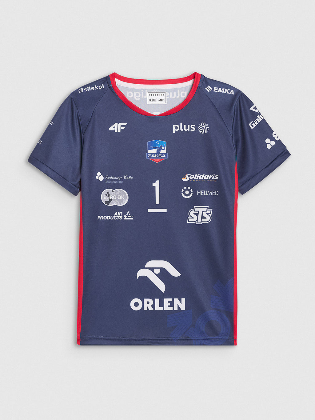 Koszulka meczowa replika domowa z sezonu 2024/2025 dziecięca 4F x Zaksa Kędzierzyn-Koźle - Kurek
