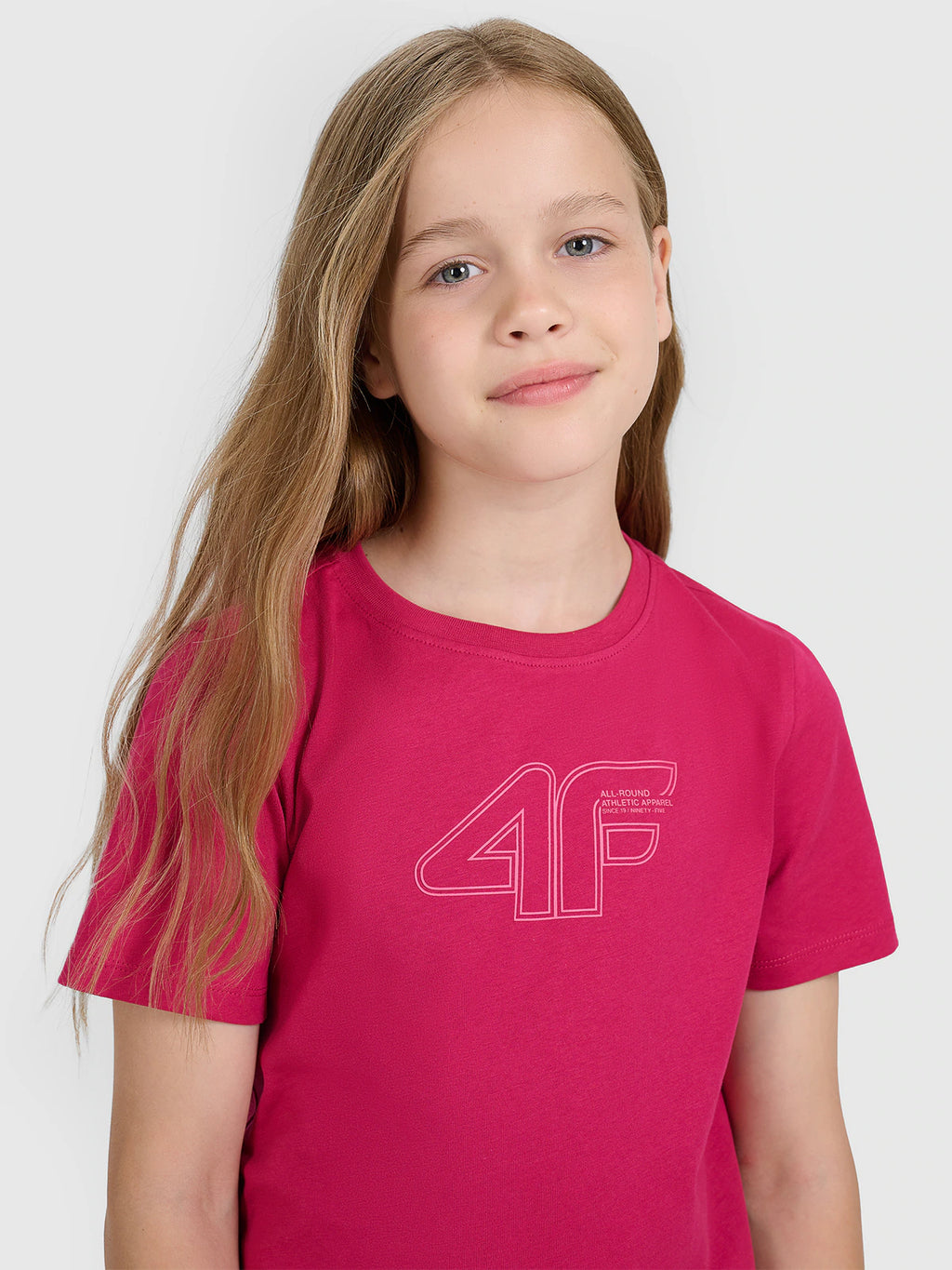 T-shirt regular z nadrukiem dziewczęcy