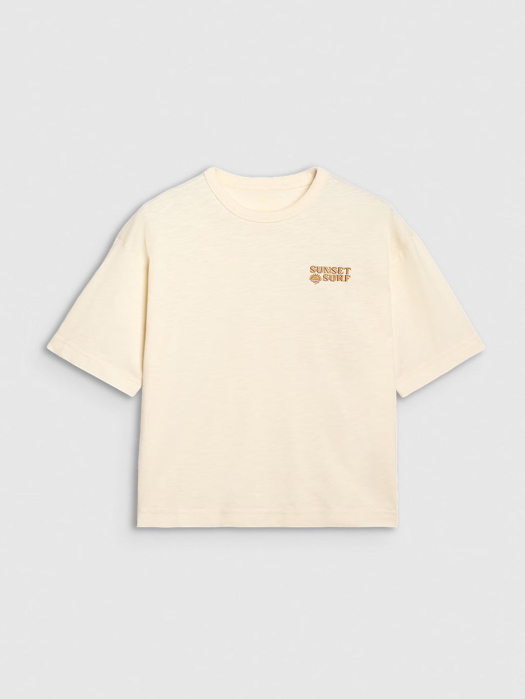 T-shirt oversize z nadrukiem damski
