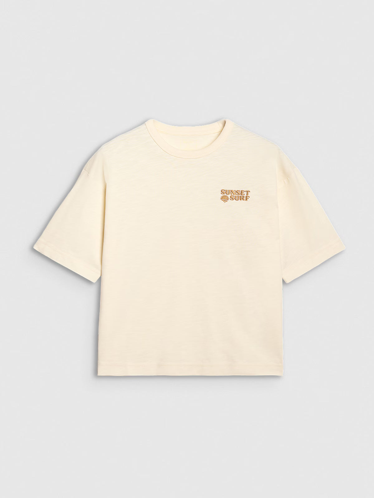 T-shirt oversize z nadrukiem damski