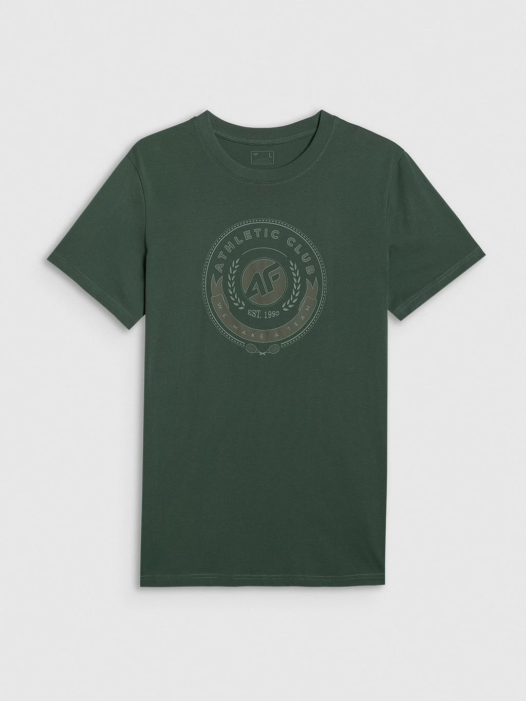 T-shirt regular z nadrukiem męski