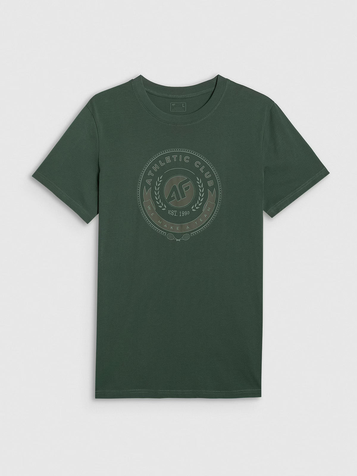 T-shirt regular z nadrukiem męski