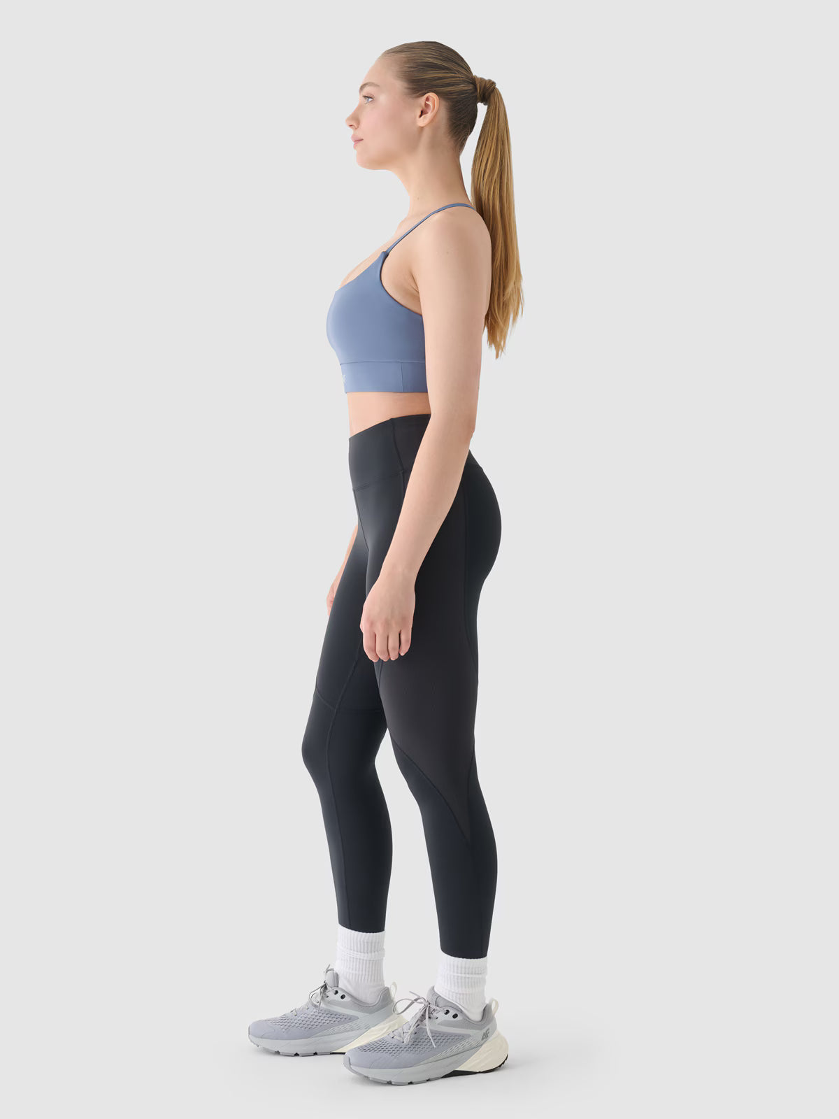 Legginsy treningowe z wysokim stanem damskie
