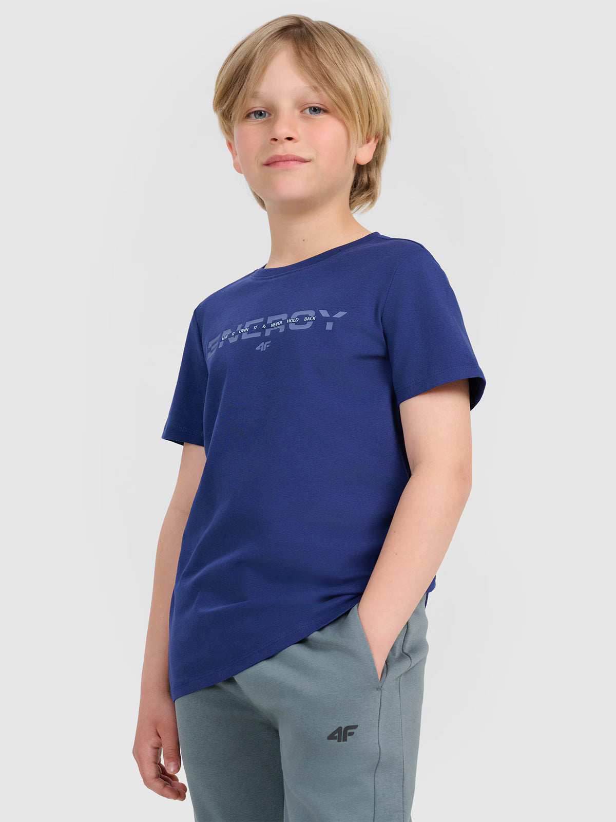 T-shirt regular z nadrukiem chłopięcy