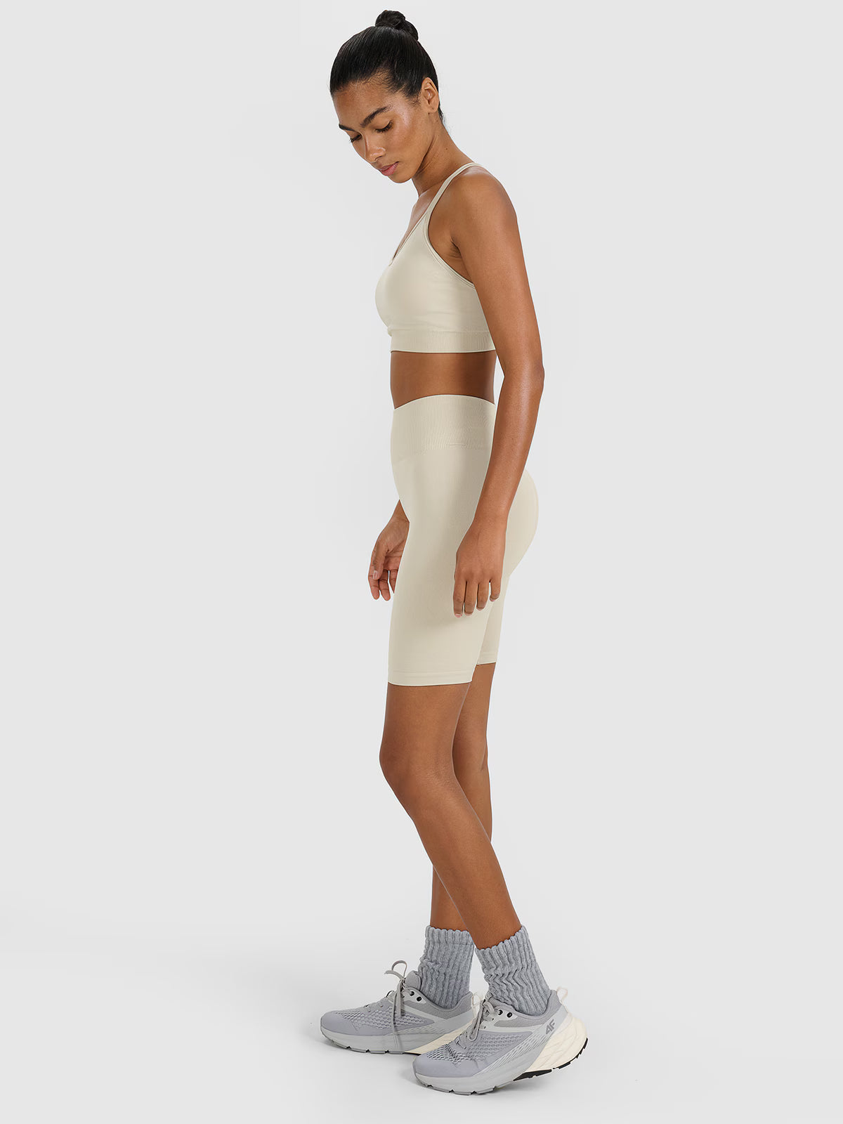 Legginsy kolarki treningowe bezszwowe damskie