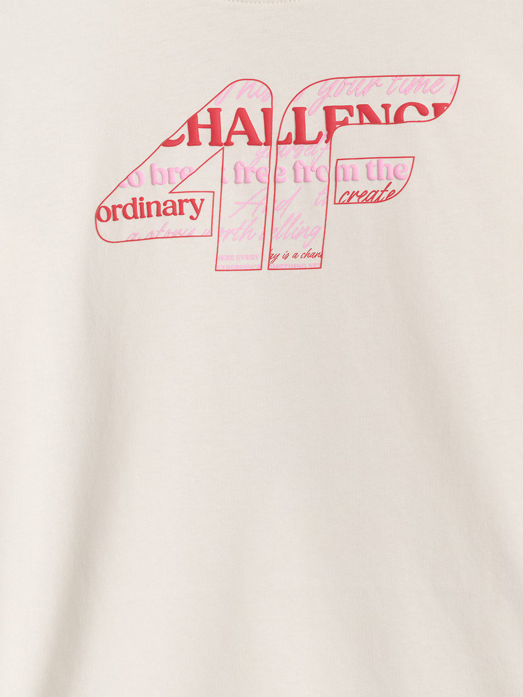 T-shirt regular z nadrukiem dziewczęcy
