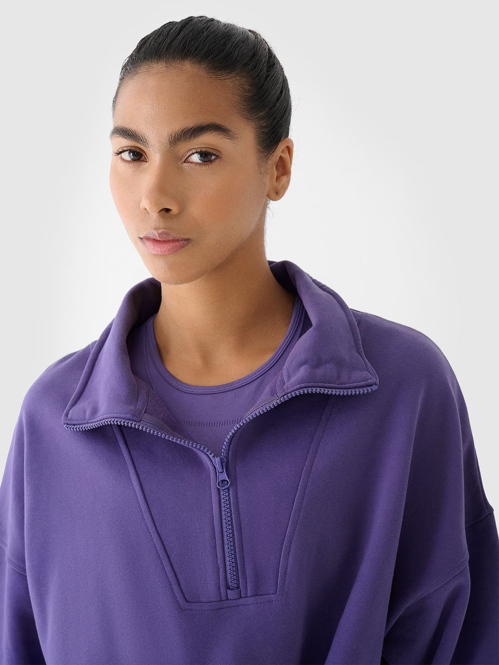 Bluza dresowa bez kaptura damska 4F x Anna Lewandowska