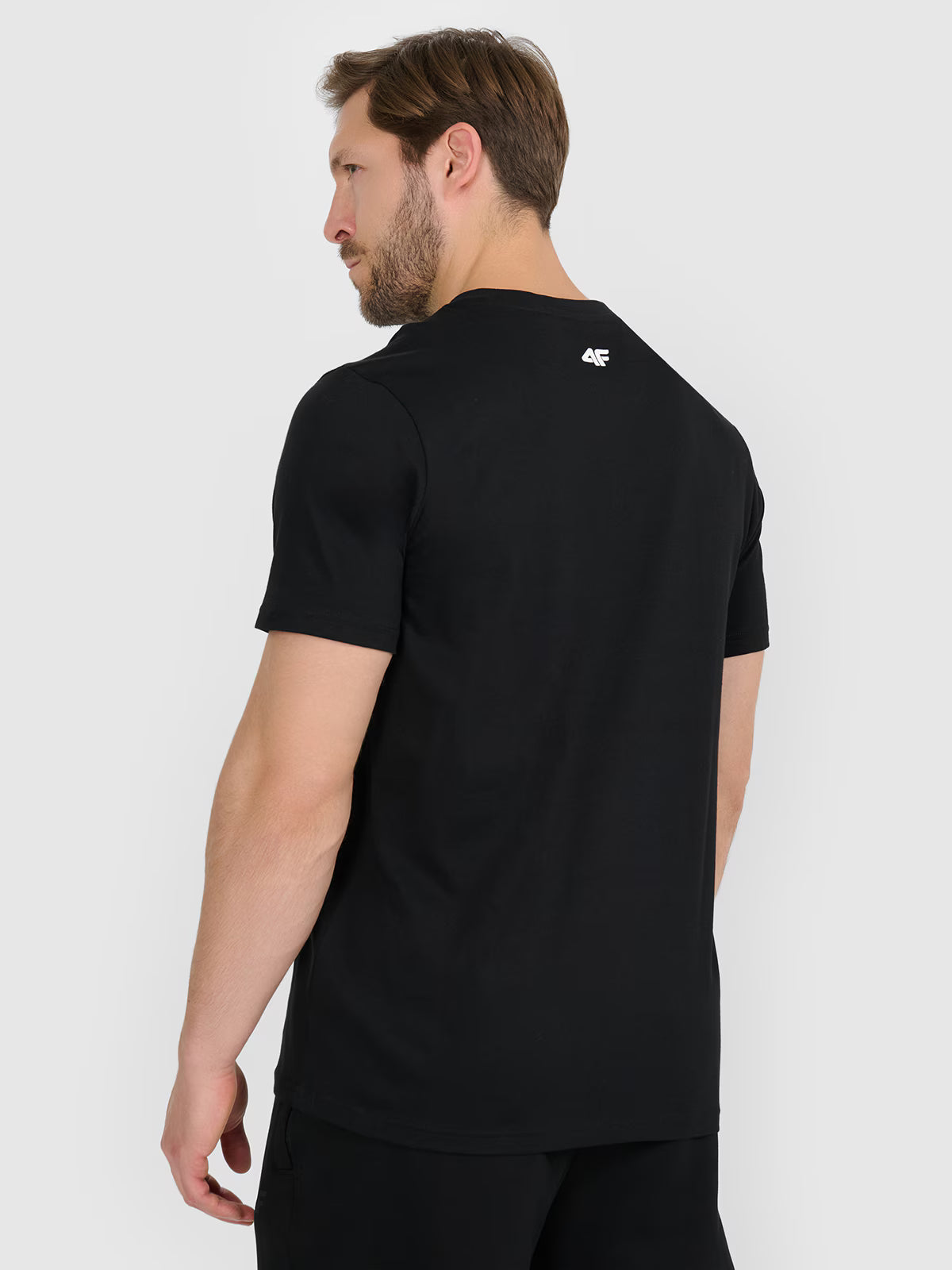 T-shirt regular z nadrukiem męski