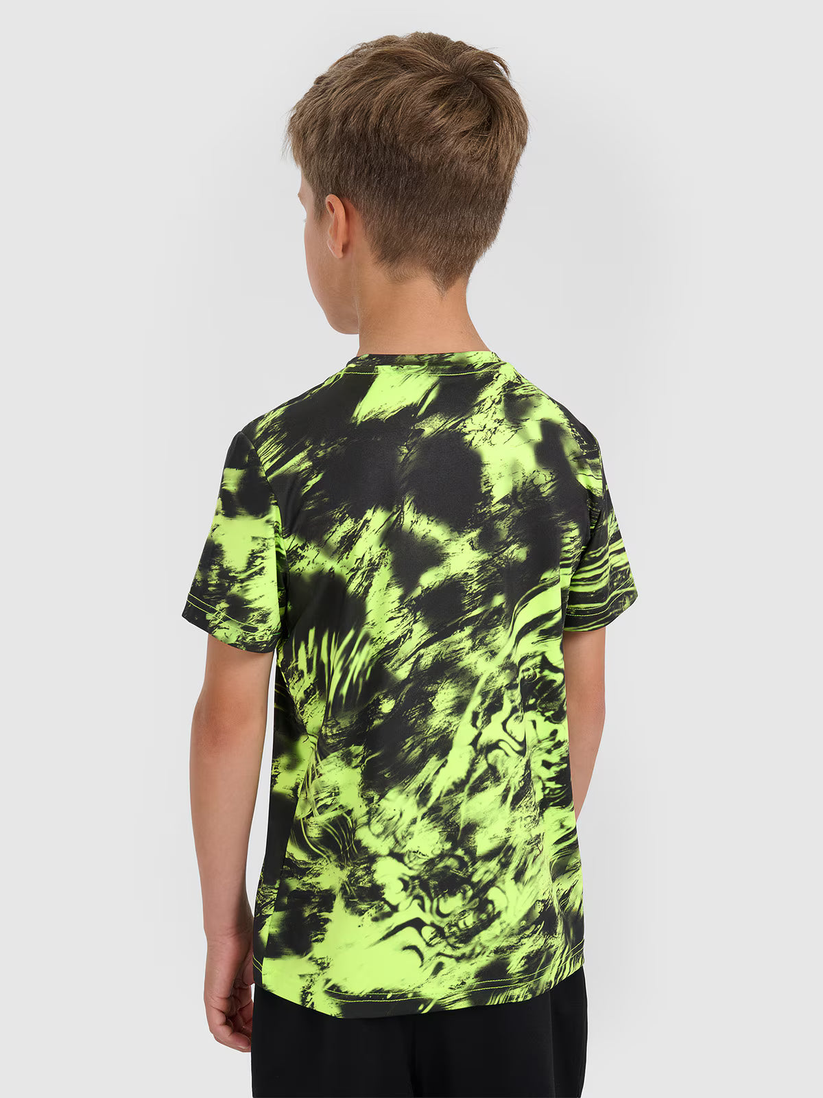 T-shirt sportowy szybkoschnący chłopięcy