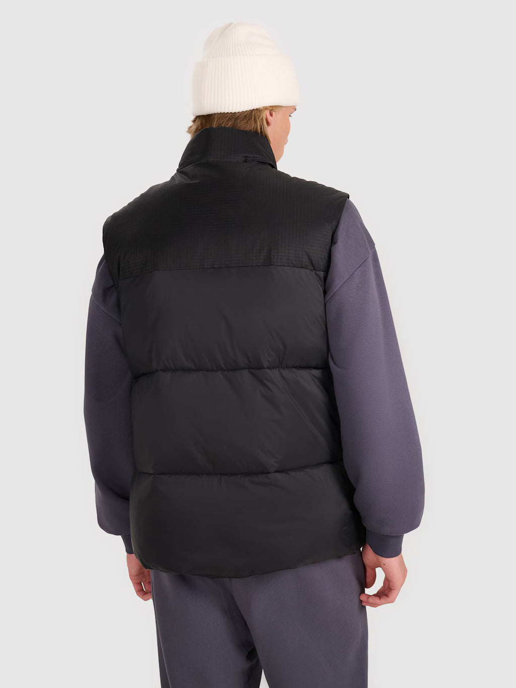 Bezrękawnik puchowy z wypełnieniem syntetycznym męski