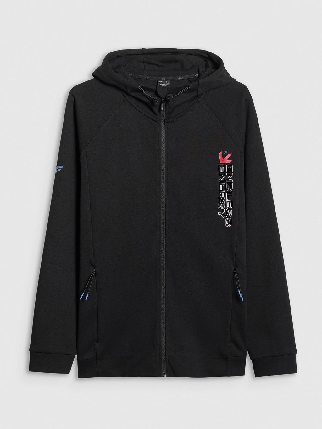 Bluza dresowa rozpinana z kapturem męska