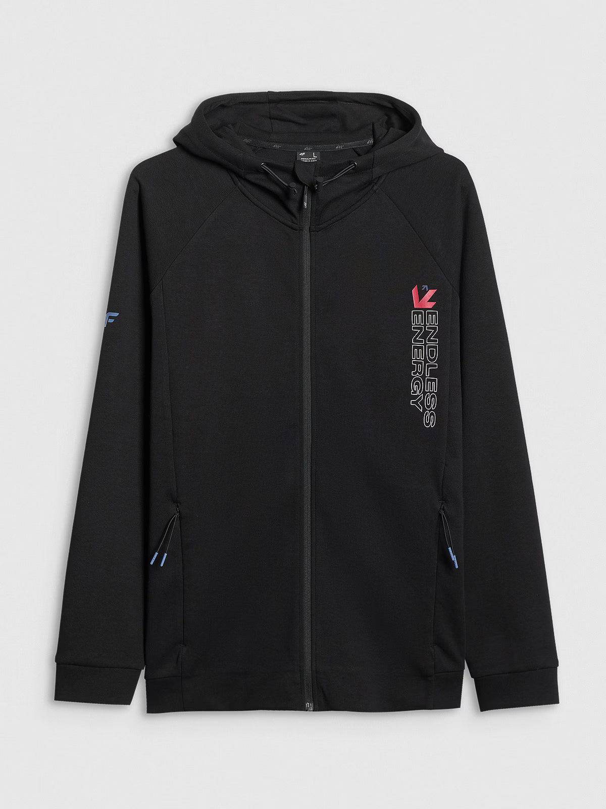 Bluza dresowa rozpinana z kapturem męska