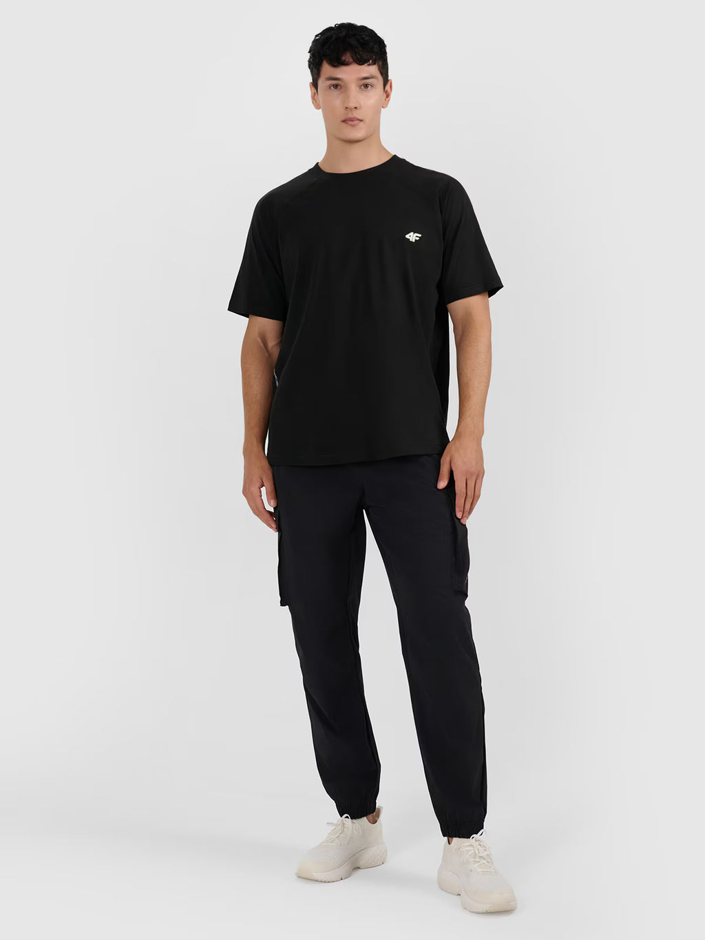 T-shirt oversize gładki męski