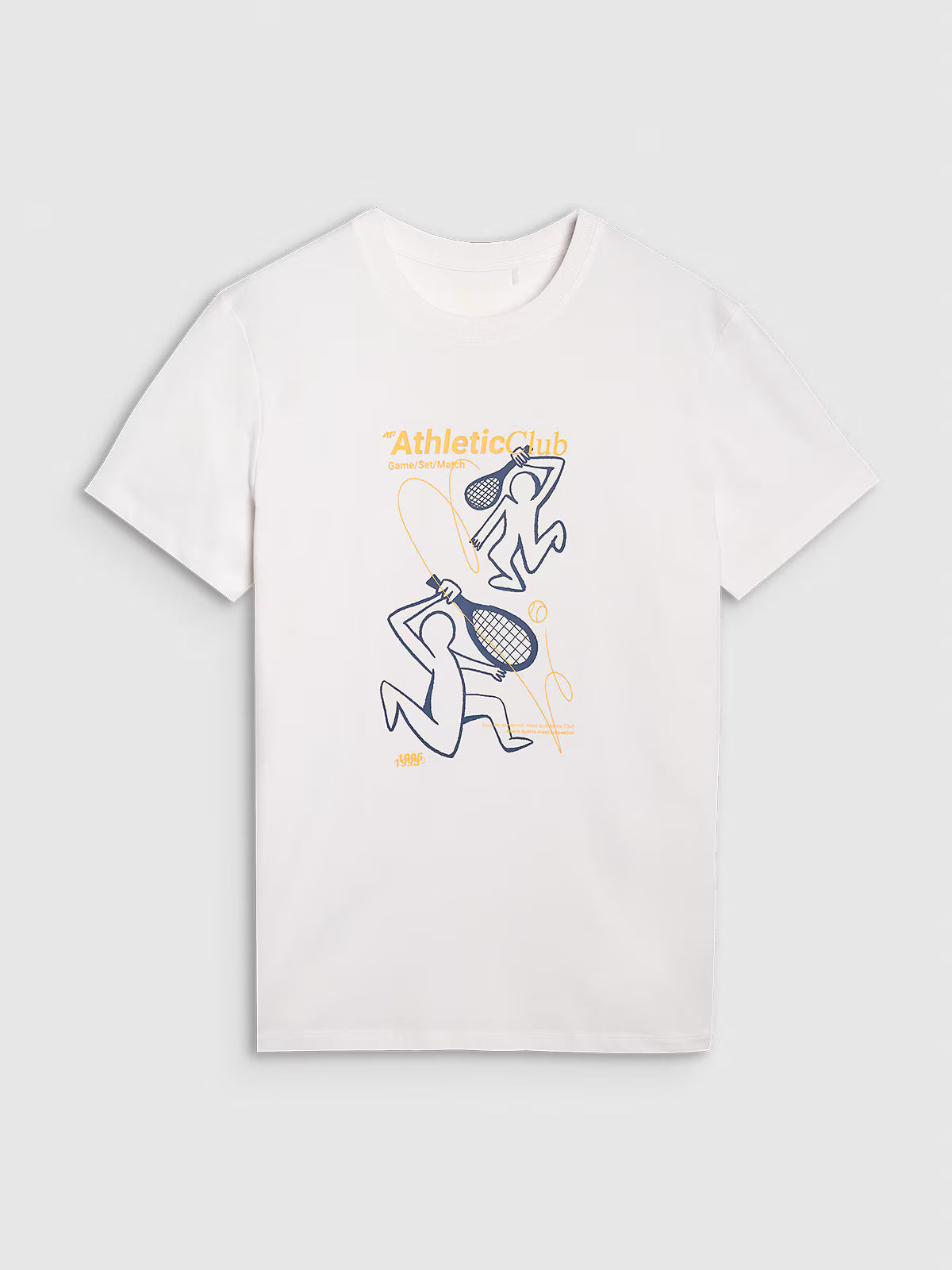 T-shirt regular z nadrukiem męski