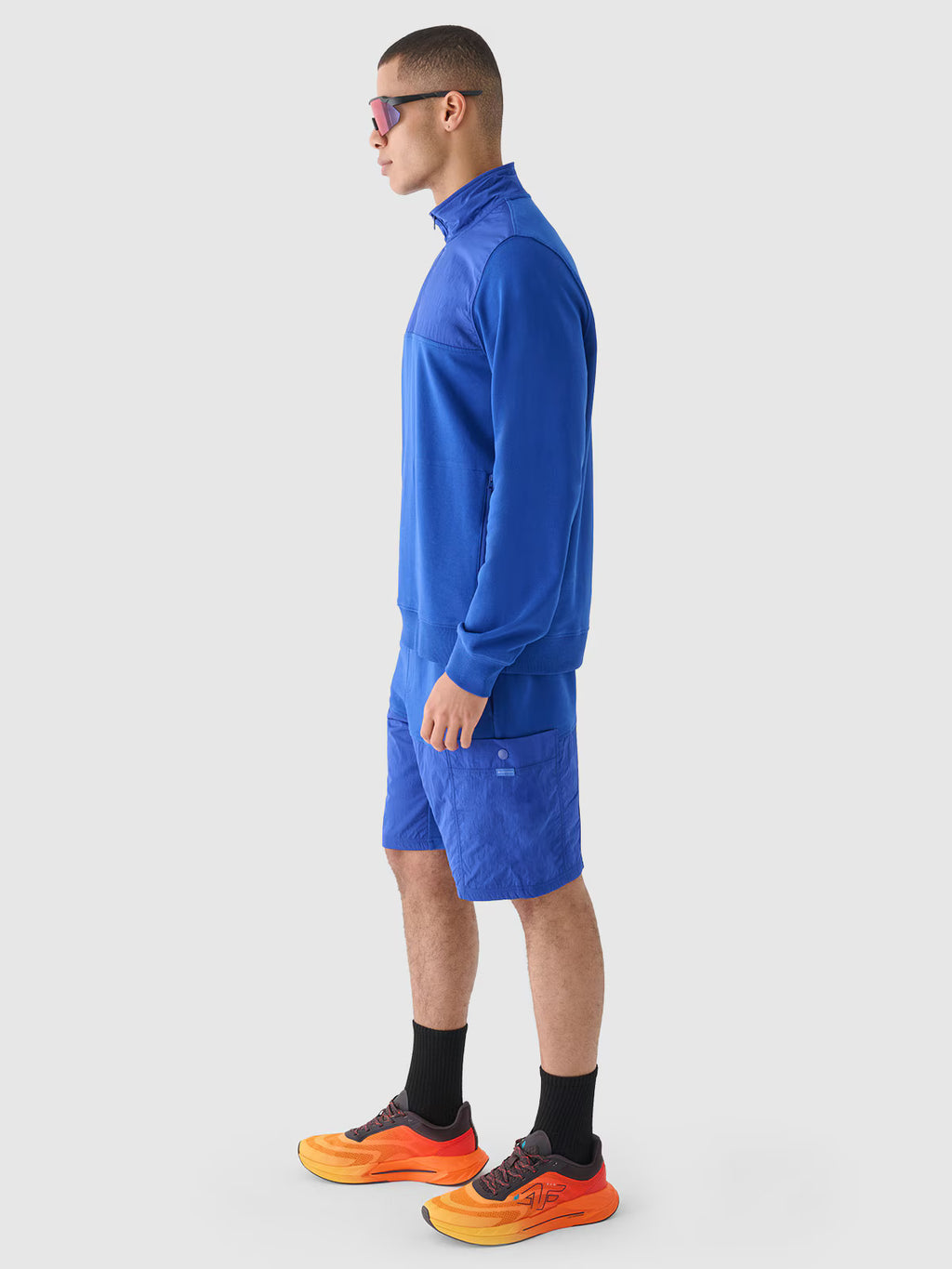Bluza dresowa nierozpinana bez kaptura męska