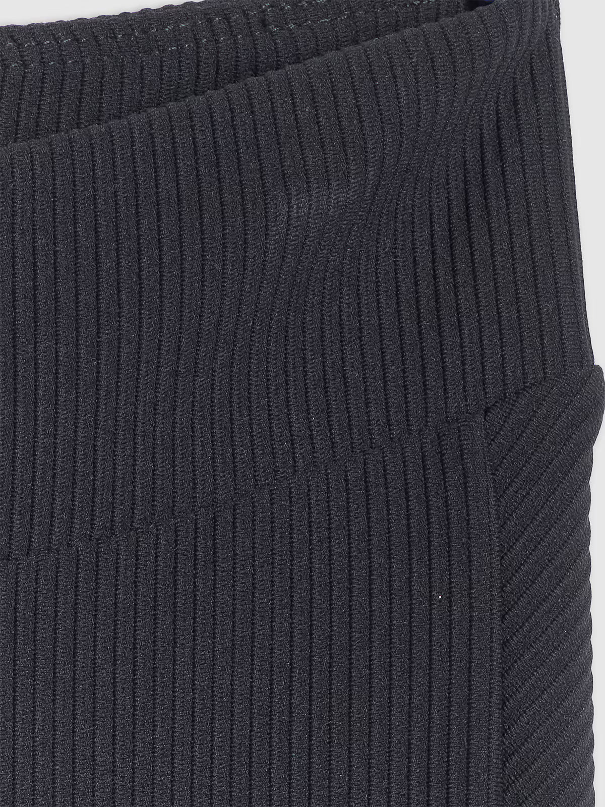 Legginsy dzianinowe prążkowane damskie