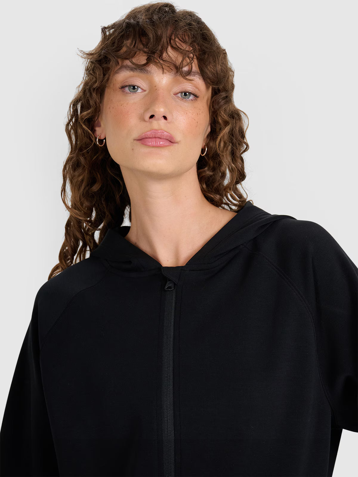 Bluza dresowa rozpinana z modalem damska