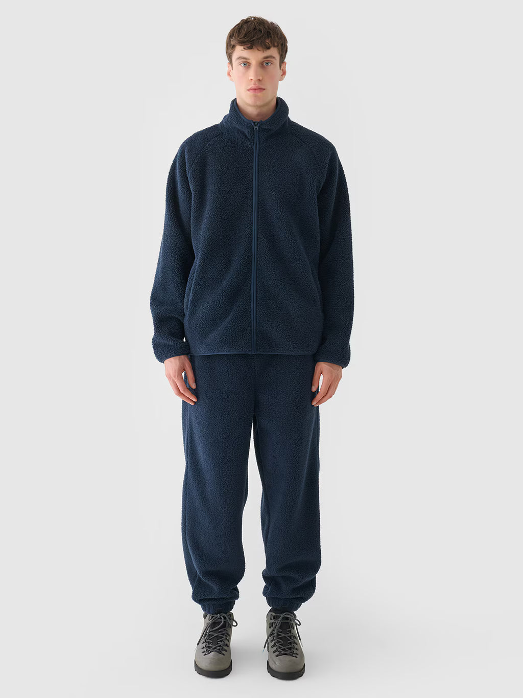 Spodnie sherpa joggery męskie Outhorn