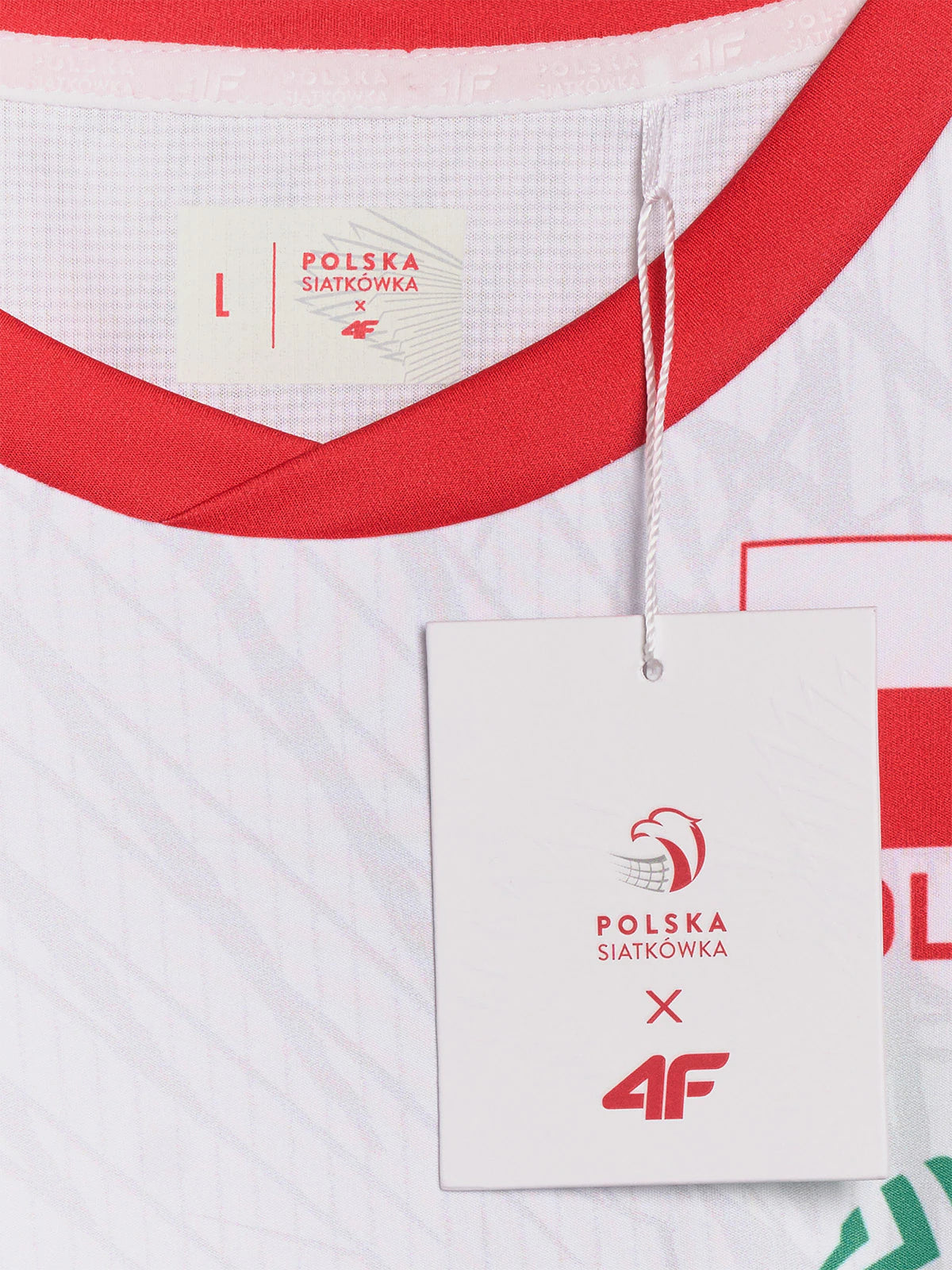 Koszulka meczowa replika domowa z możliwością personalizacji męska 4F x Polska Siatkówka