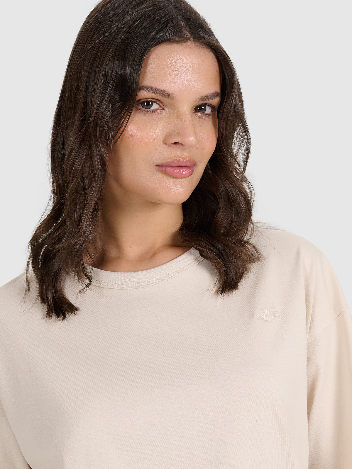 T-shirt oversize gładki uniseks
