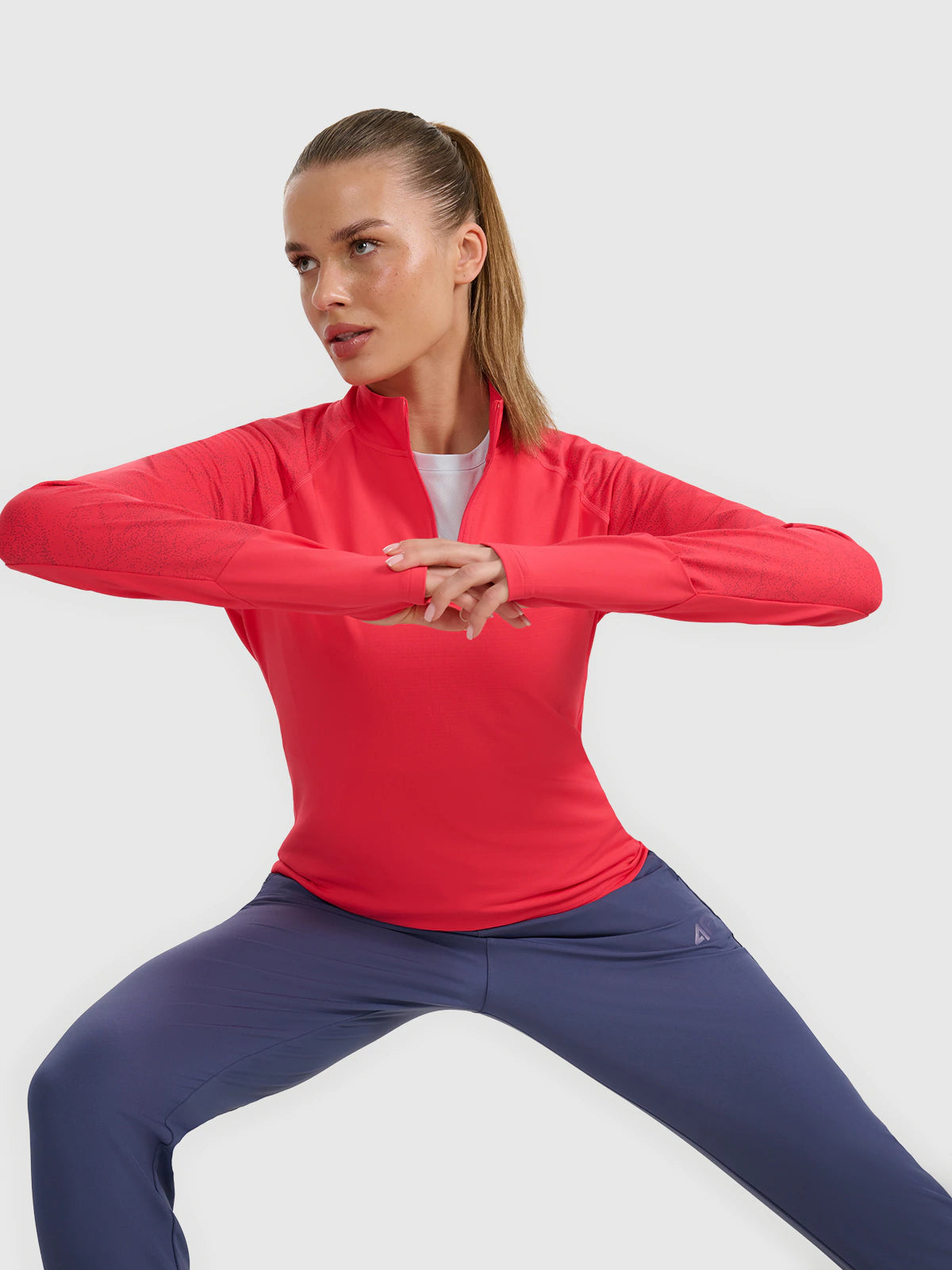 Bluza do biegania regular szybkoschnąca damska