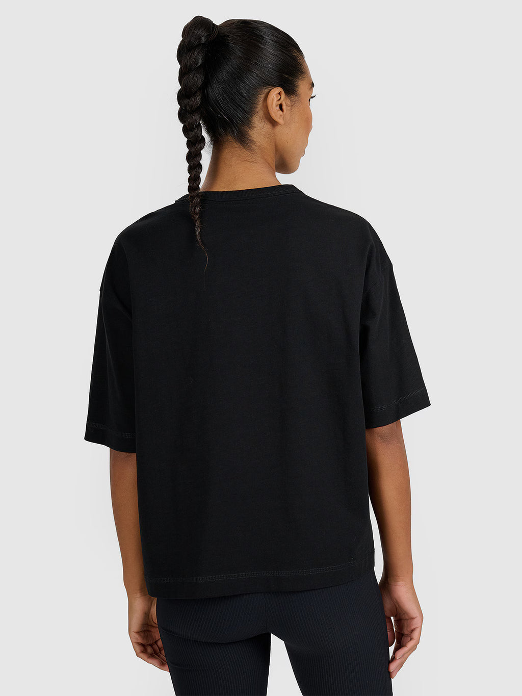 T-shirt oversize z nadrukiem damski