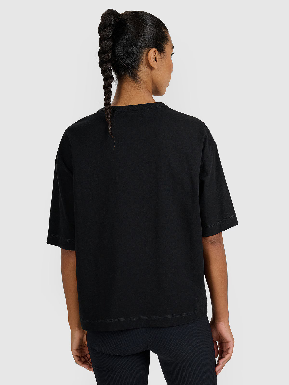 T-shirt oversize z nadrukiem damski