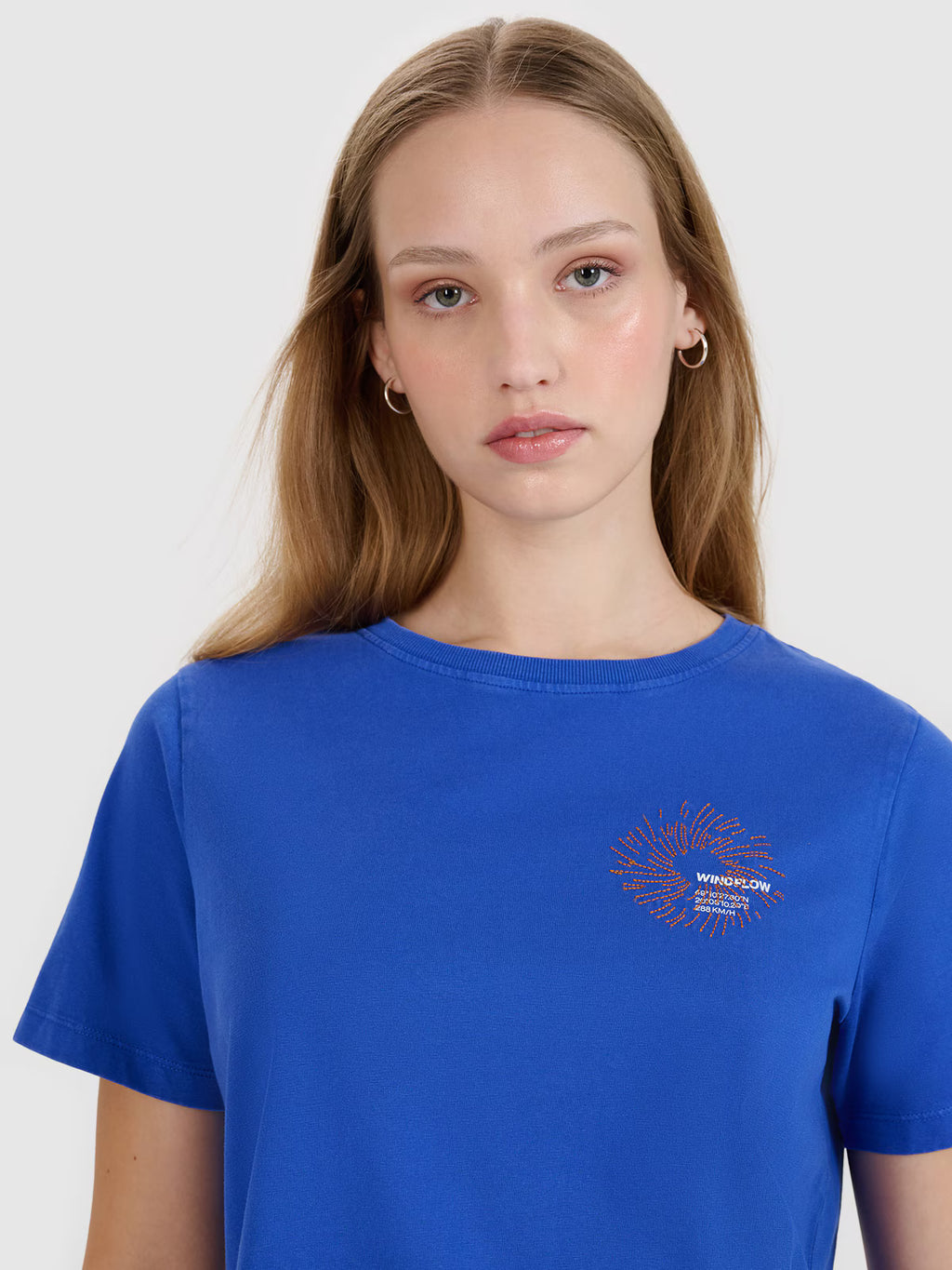 T-shirt regular z nadrukiem damski