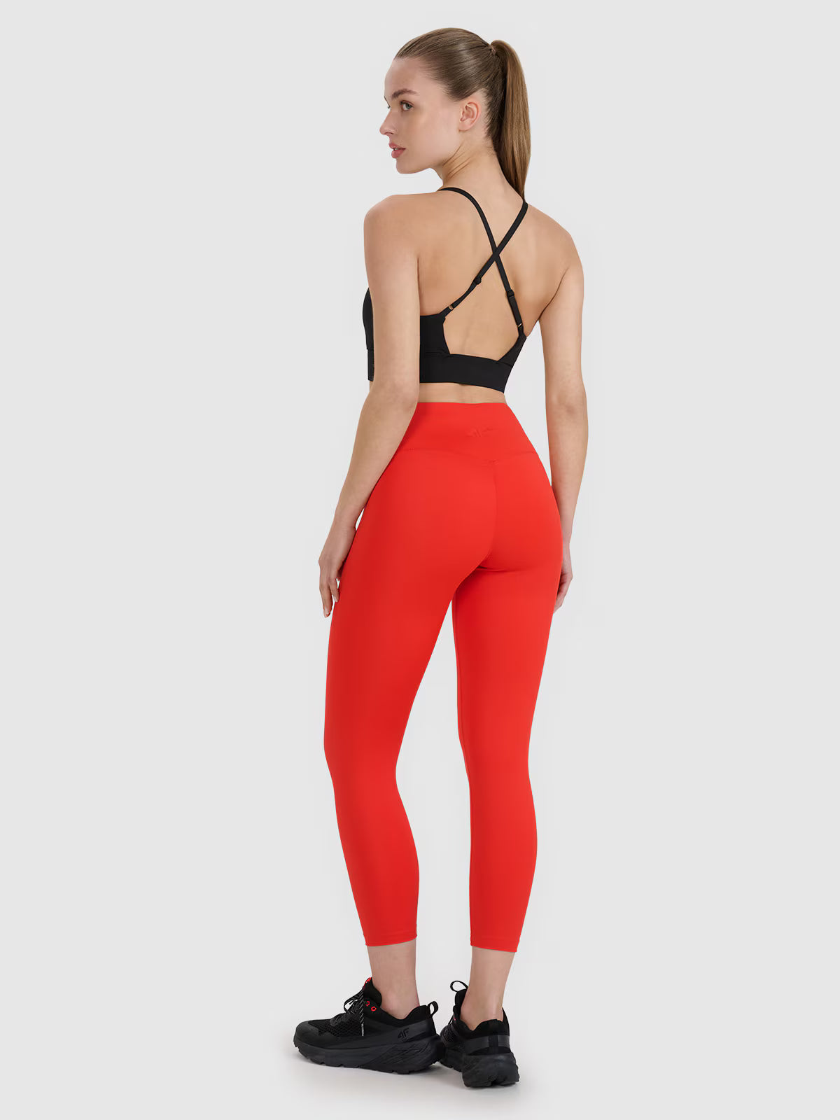 Legginsy treningowe 7/8 z wysokim stanem damskie