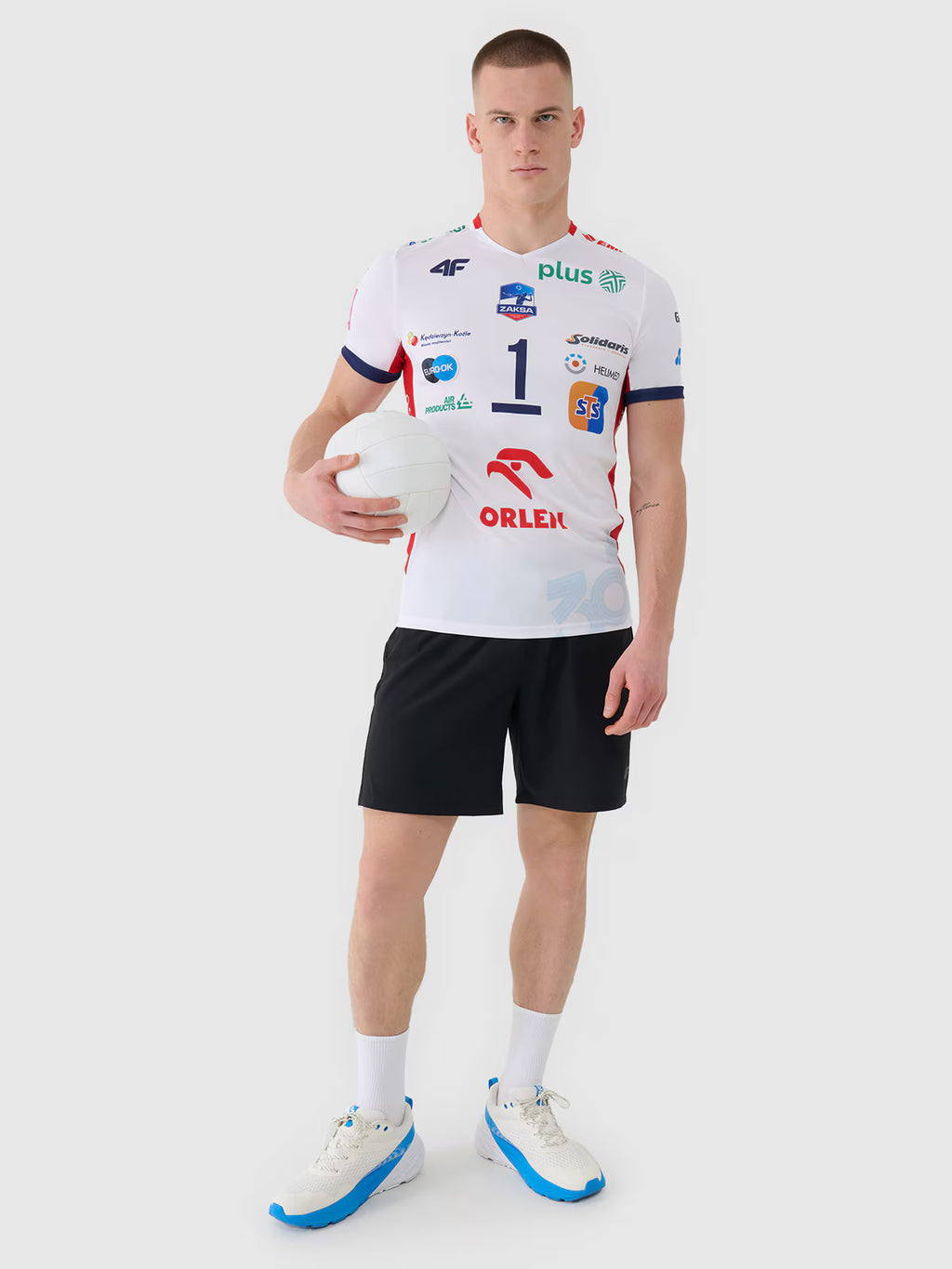 Koszulka meczowa replika domowa z sezonu 2024/25 męska 4F x Zaksa Kędzierzyn Koźle - Kurek