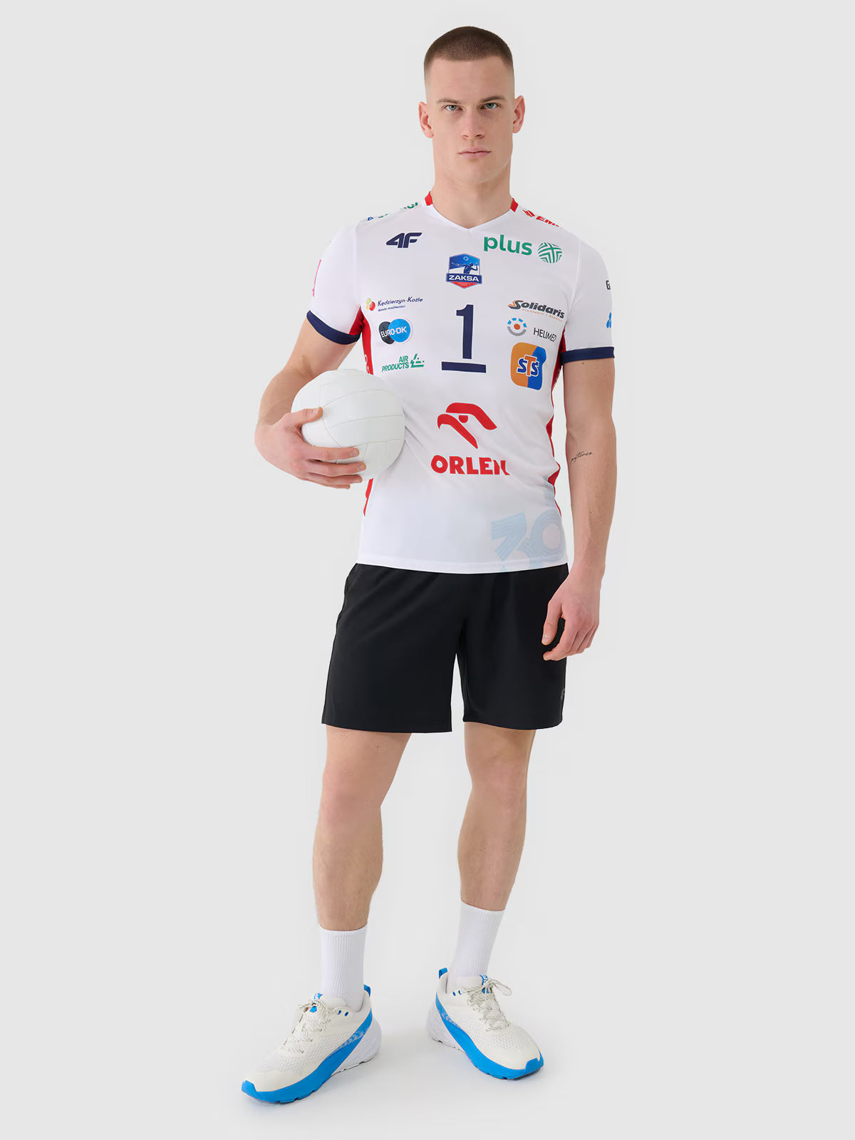 Koszulka meczowa replika domowa z sezonu 2024/25 męska 4F x Zaksa Kędzierzyn Koźle - Kurek