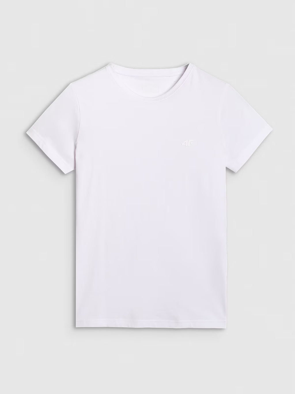 T-shirt slim gładki damski