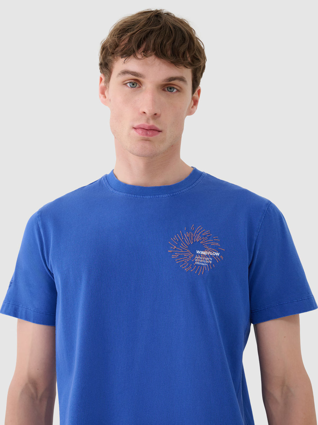 T-shirt regular z nadrukiem męski
