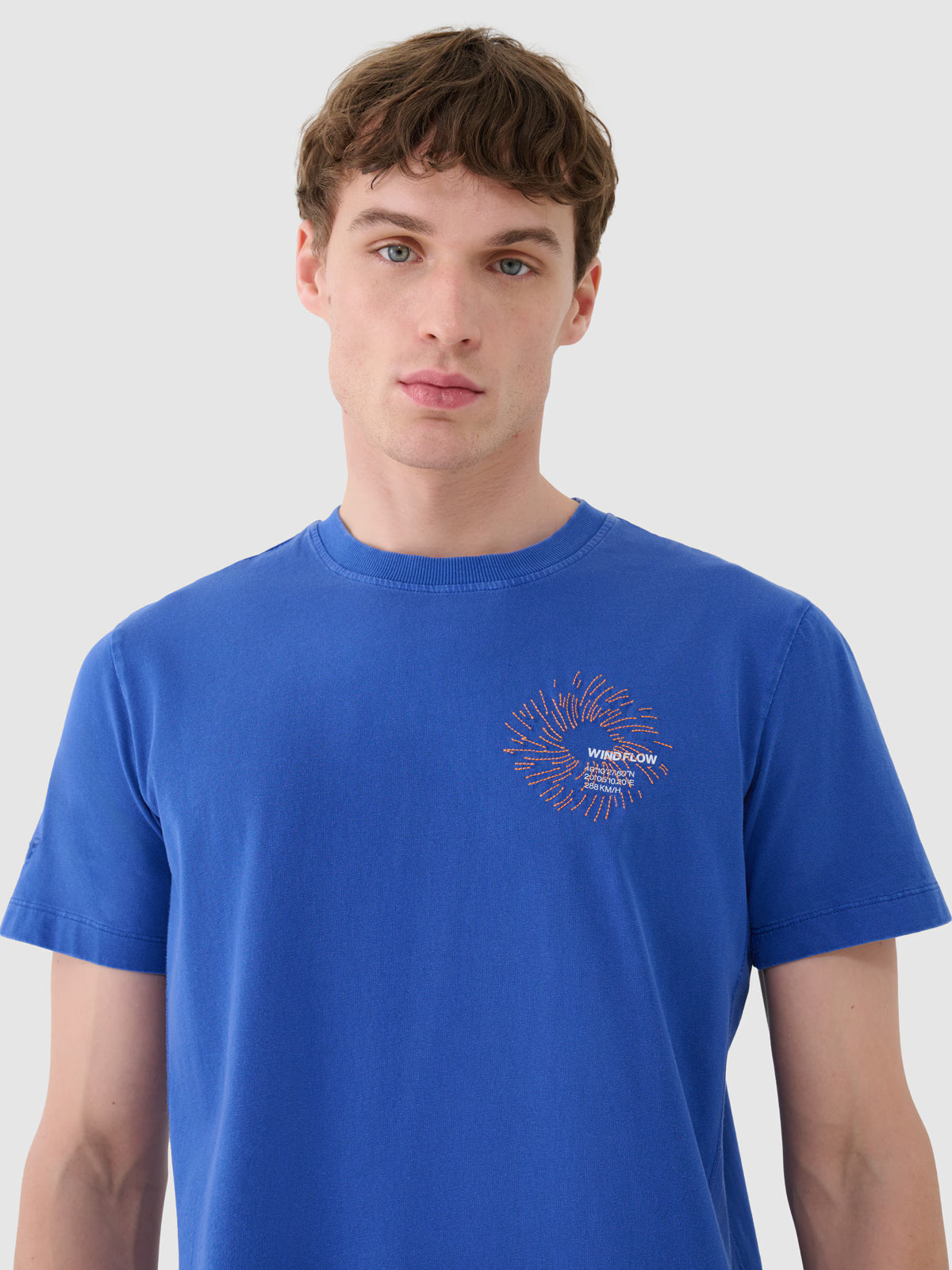 T-shirt regular z nadrukiem męski