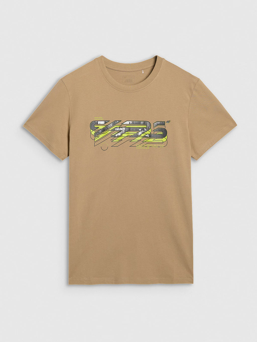 T-shirt regular z nadrukiem męski