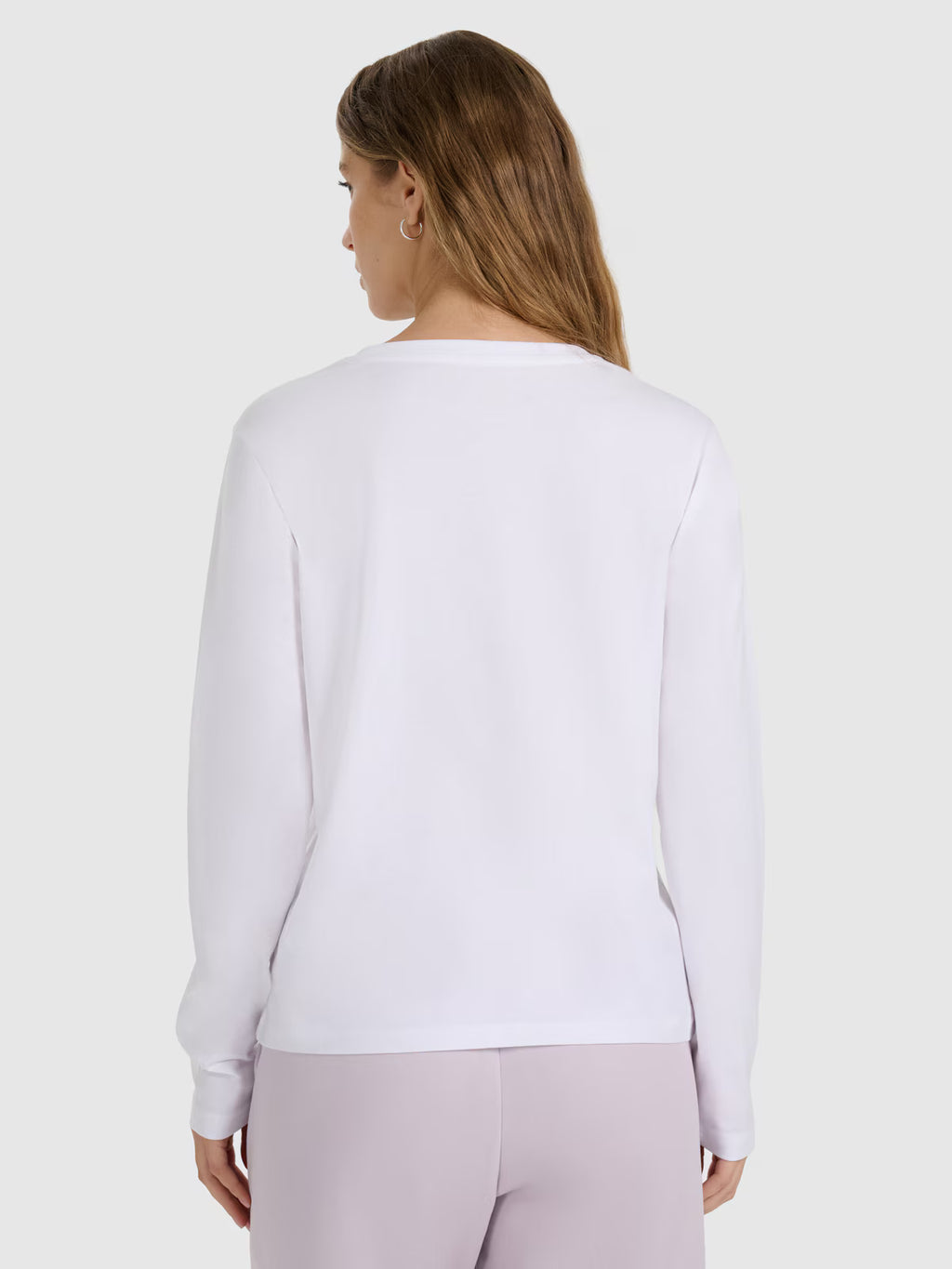 Longsleeve oversize gładki damski