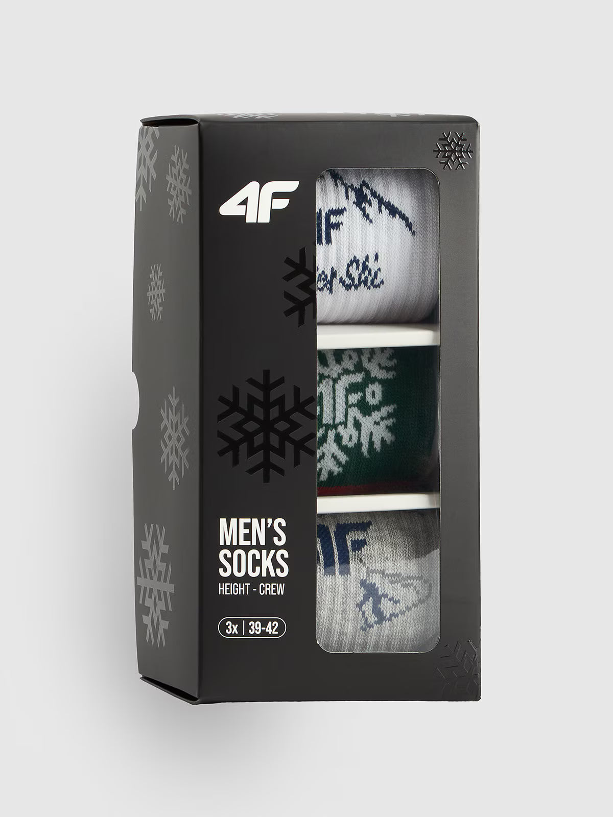 Skarpetki świąteczne długie (3-pack) męskie