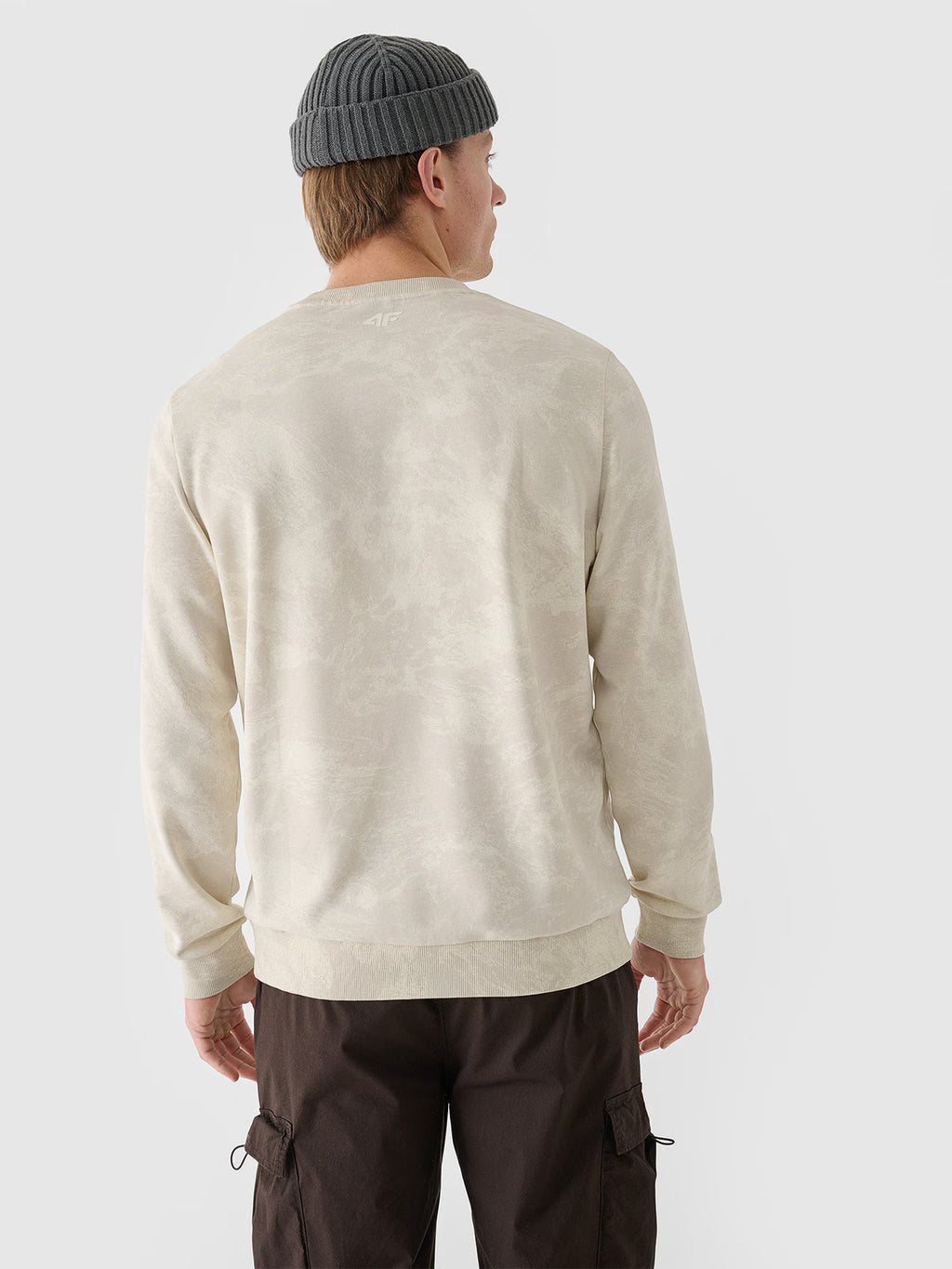 Bluza dresowa nierozpinana bez kaptura męska
