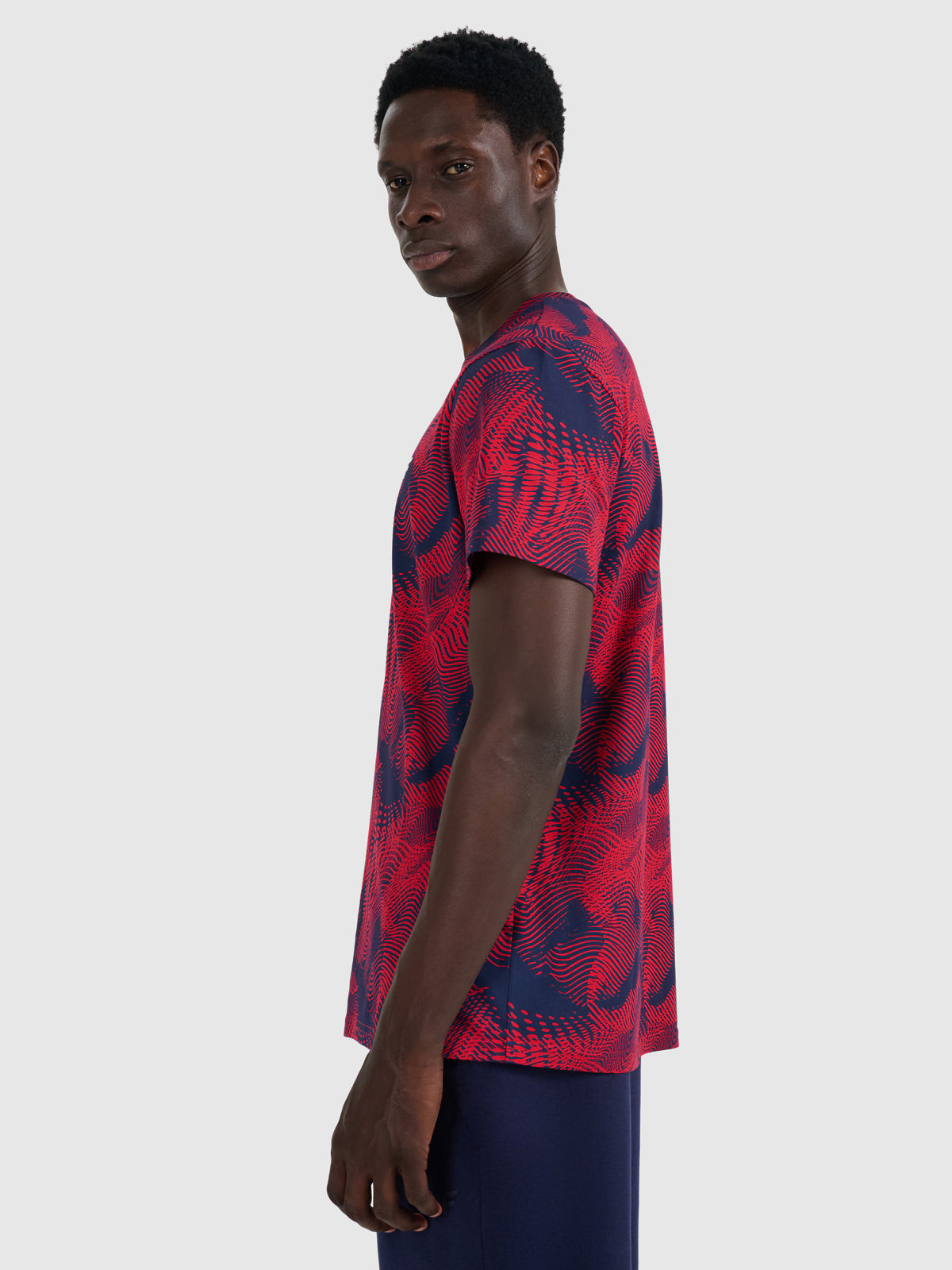 T-shirt regular z nadrukiem męski
