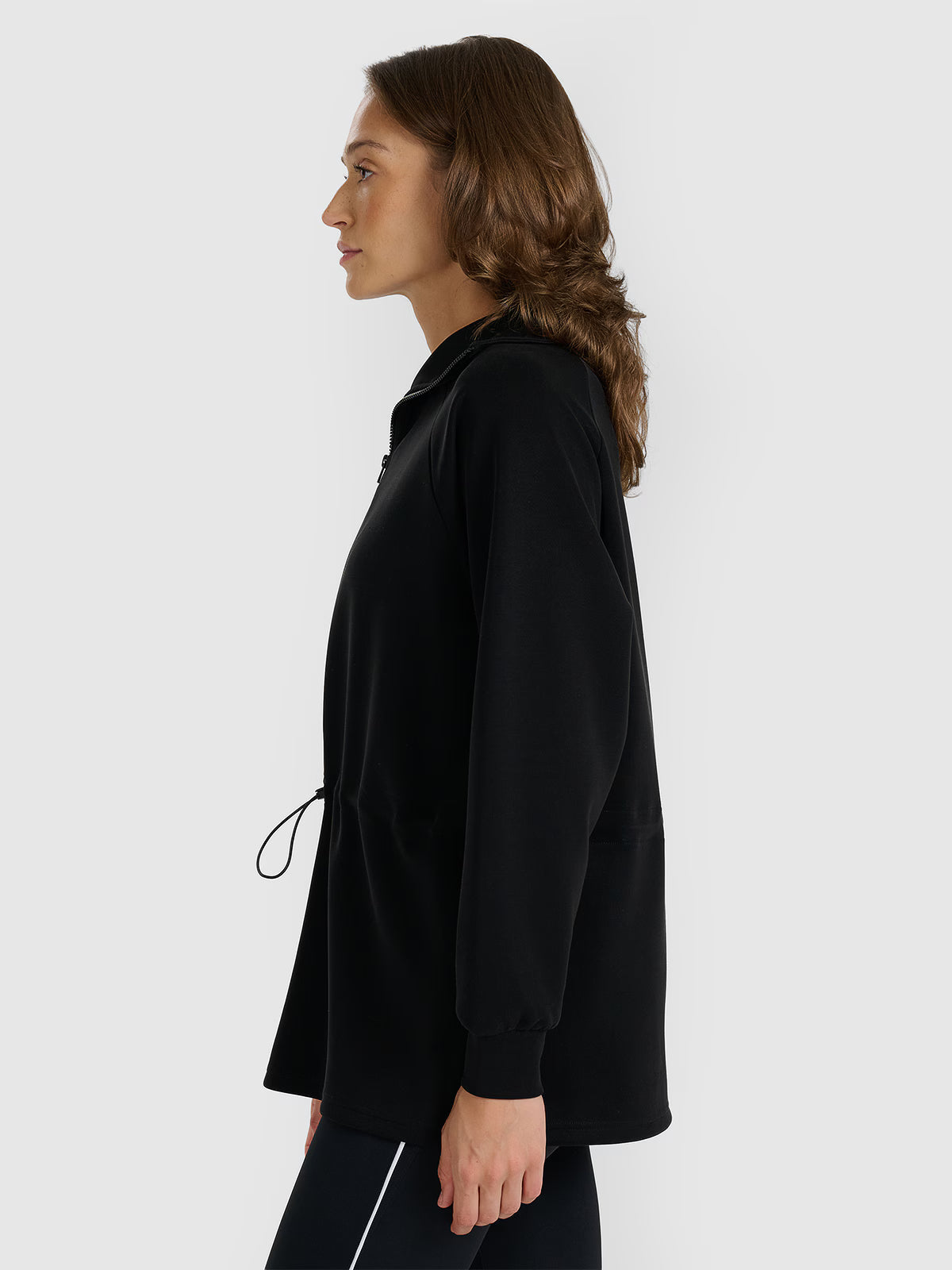 Bluza dresowa nierozpinana z modalem damska