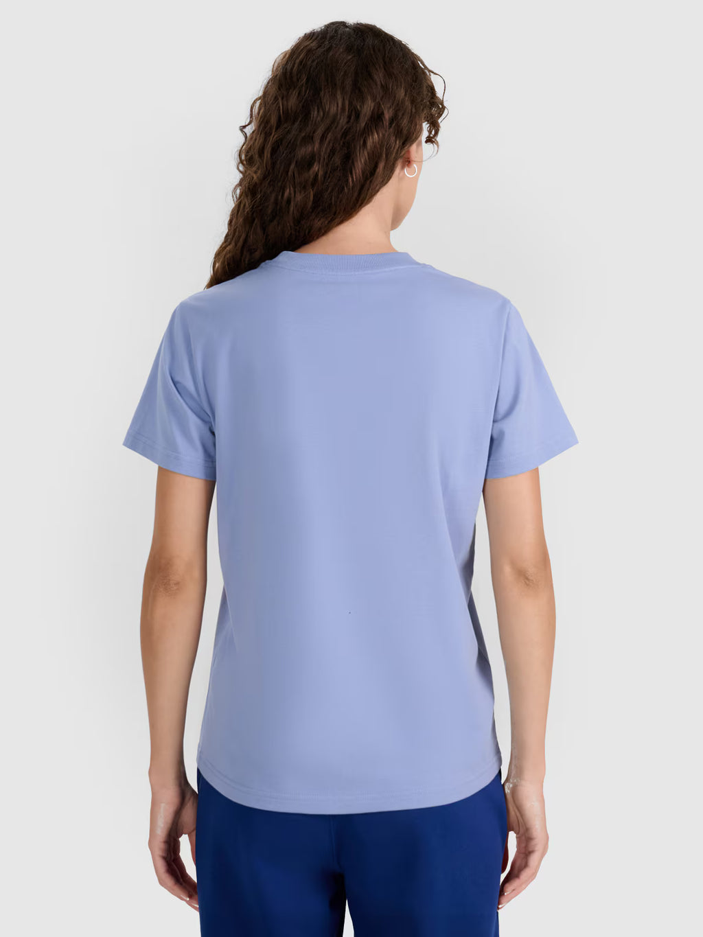 T-shirt regular gładki damski