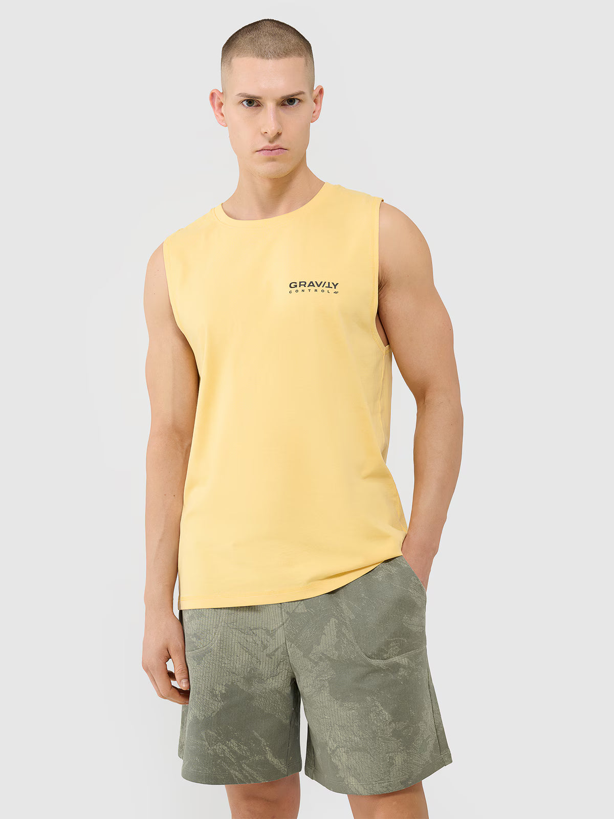 Tank top oversize męski