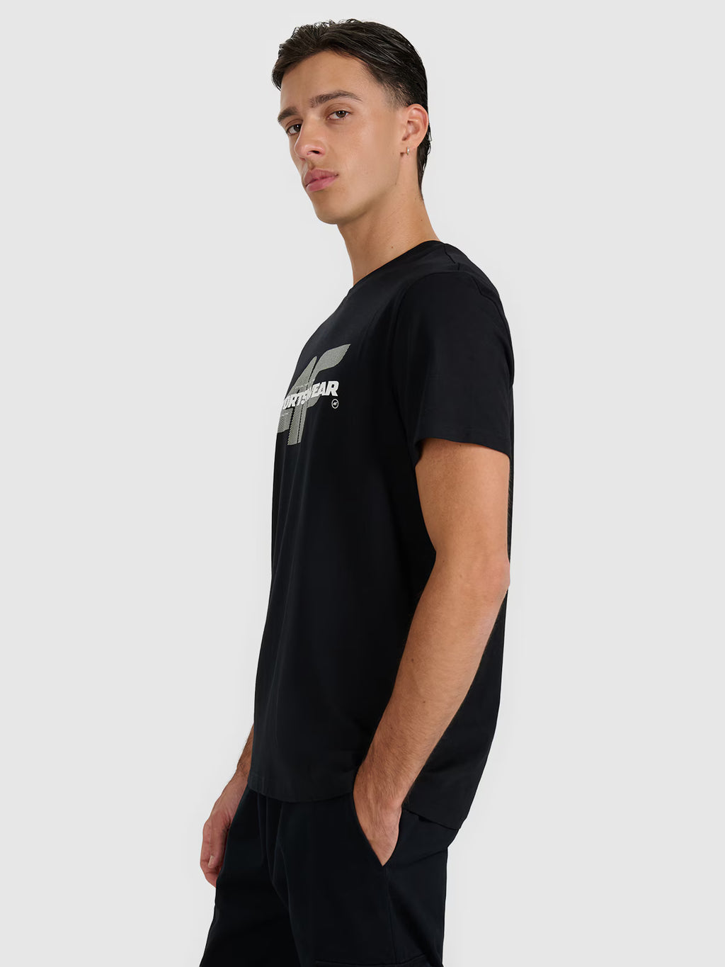 T-shirt regular z nadrukiem męski